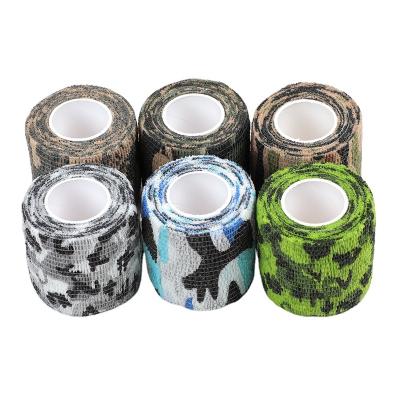 China Cohesive Wholesale Camouflage Self Adhesive Disposable Bandage Tape For Tattoos Custom Brand Tattoo Bandage for sale