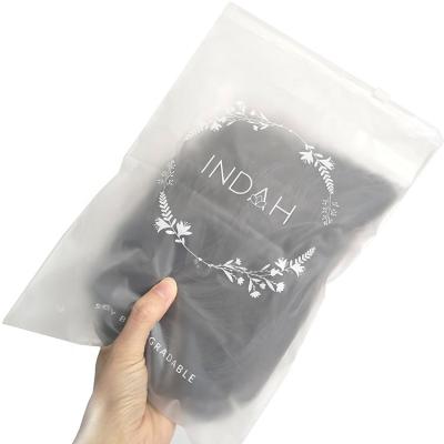 China Custom Clear Zipper Slider Moisture Proof Plastic Pe Bag Small Packaging Bags for sale