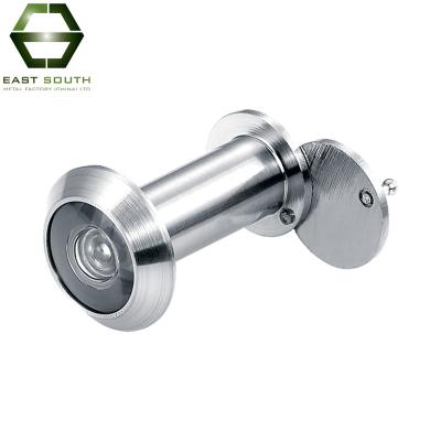 China Good Quality Satin Brass 200Degree Traditional Luxury Door Viewer With Cover For Door for sale