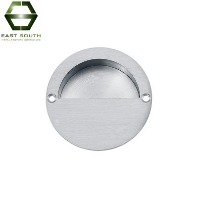 China Satin 2023 New Product Innovative Traditional / Polished Stainless Steel 304 Round Flush Pull Handle For Door for sale