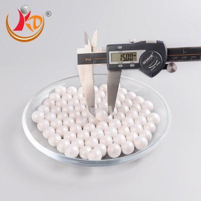 China 15MM White Ceramic Balls YSZ Ceramic Grinding Media Ball Mill Balls for sale