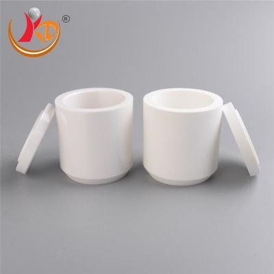 Cina Industria Ceramica Mini Boll Mill Jar Cina Fornitore Alta Purezza Ossido di Zirconio Crogibile Bottone Ceramico in vendita