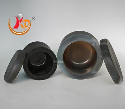 China Agate Grinding Bowl with Lid and Seal Ring Comfort mill Jars for pulverisette 6 for sale