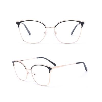 China YJ-0096 Women Eyewear Metal Frames Super Hot Super Hot Metal Frames Eyeglasses Optical Frames Women Metal for sale