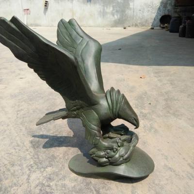 China Small Size Europe Eagle Bronze Sculpture For Sale for sale