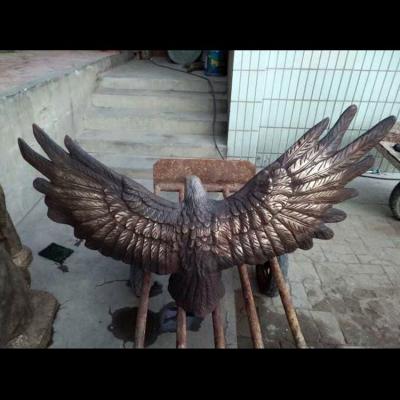 China Europe Eagle Life Size Bronze Brass Sculpture For Sale for sale