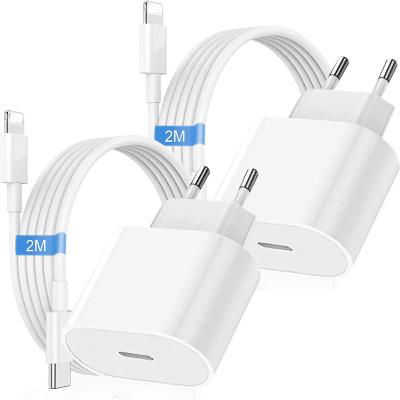 China Mobile Phone PD 20W Fast Charger Cable Adapter For iPhone 11 12 13 14 15 Plus Pro Max USB-C Charging Type C For XR XS 8 7 6 PLUS for sale