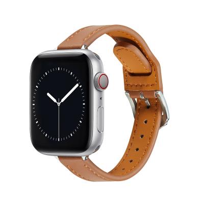 China PU Leather Strap For iPhone Watch Band 45mm 41mm 44mm 40mm 49mm 42mm 38mm Watch Band Correa Strap iWatch Ultra Series for sale