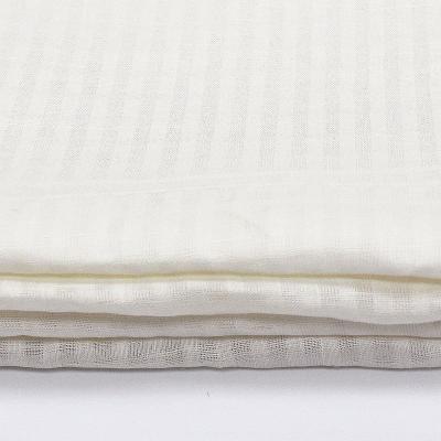 China Sustainable Lightweight White Dobby 70%linen 30%rayon Fabric For Garment for sale