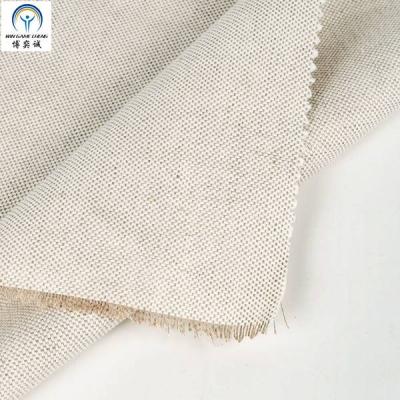 China Breathable 265gsm 140cm yarn dyed 30%linen 70%cotton fabric for home textile for sale