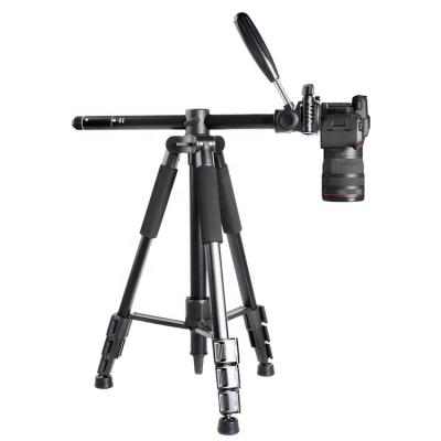 China PORTABLE Tripod 4 Section Mobile Phone Monopod Aluminum Professional Detachable Tripod for sale