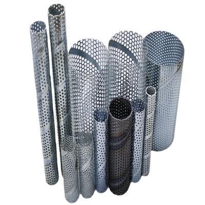 China Eco-friendly Perforated Stainless Steel Wire Mesh Filter Cylinder Mesh Filter Housing Strainers Baskets for sale