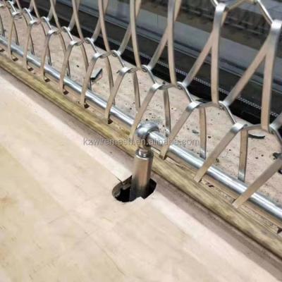 China 2021 Factory Direct Sale Eco-friendly Decorative Stainless Steel Curtain Mesh Screen for sale