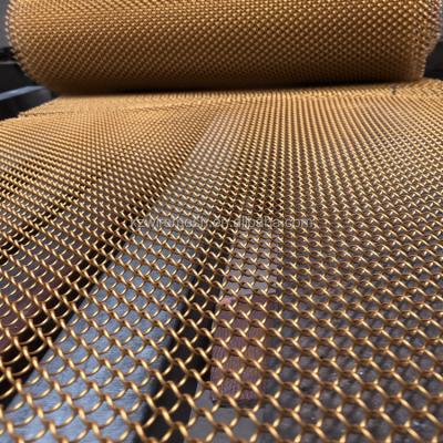 China 2021 Factory Direct Sale Eco-friendly Decorative Stainless Steel Curtain Mesh Screen for sale