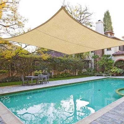 China HDPE Hot Sale HDPE Custom Sized Colorful Sun Shade Sail / Sun Shade Fabric for sale