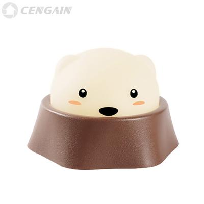 China Room Children's Gift Silicone USB Cartoon Gopher LED Night Fill Light For Bedside Table for sale