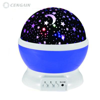 China Custom creative free logo manufacturers direct sales rotation LED sky light projection night light for gifts for sale