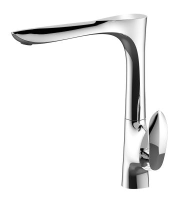 China High Quality Basin Single Wall Kitchen Faucet Basin Kitchen Faucets Metered Handle Stainless Faucet for sale