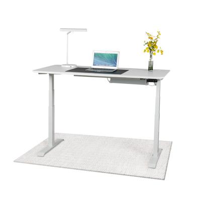 China (Size) JIECANG Dual Motor Ergonomic Motorized Adjustable Leg Sit Standing Desk Square Height for sale