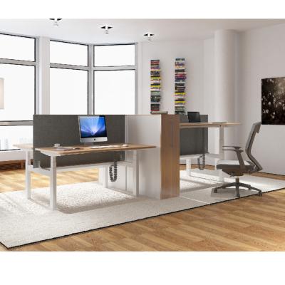 China JIECANG Wholesale 2 Seaters Interior Ministry Workstation Executive Desk (Height) Adjustable Height Adjustable for sale