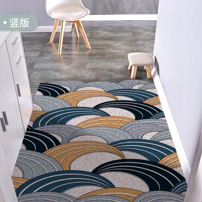 China Stain resistant wholesale can be cutWire ring floor rug ring floor rugPlastic non-slip ring matHome entrance rug for sale