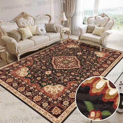 China Washable Persian Living Room Crystal Velvet Rugs Boho Carpet by Crystal Velvet Rugs Customized Persian for sale