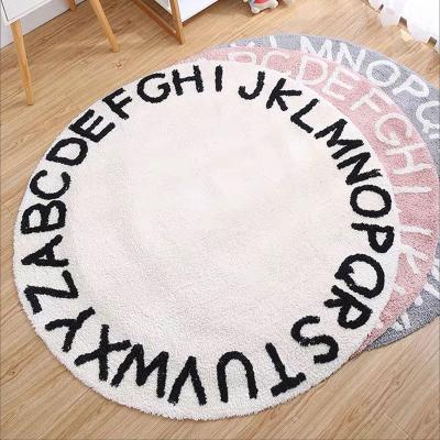 China New 100% living room, bedroom, children's room carpet washable factory center rug polyester wool carpet for sale