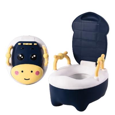 China With lid; China Best Low Price Eco-friendly Cartoon Child Toilet Training Potty Plastic Baby Closestool for sale