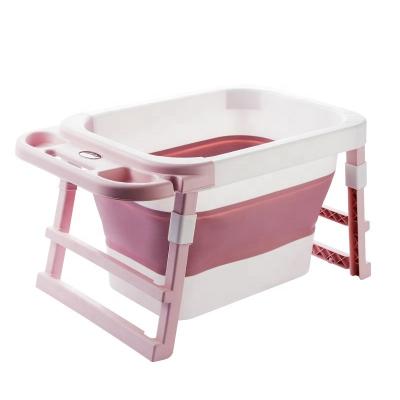 China No cover; Foldable; Eco-Friendly Wholesale High Temperature Resistant Foldable Bathtub Baby Infant Bathtub for sale