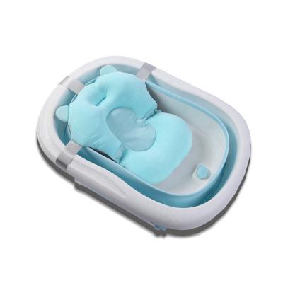 China OEM Odm Baby Bathtub Viable Foldable Plastic Baby Shower Bath Tub For Toddlers With Stand for sale