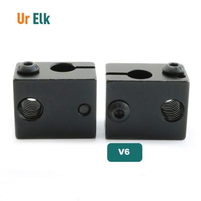 China 3d Printer Ur Elk V6 Extrude Aluminum Heat Block Hot End For 3D Printer for sale