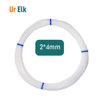 China 3D Printer Ur Elk 3d Printer Nozzle Feed ID 2mm OD 4mm1.75mm Filament Ptfe Tubing for sale