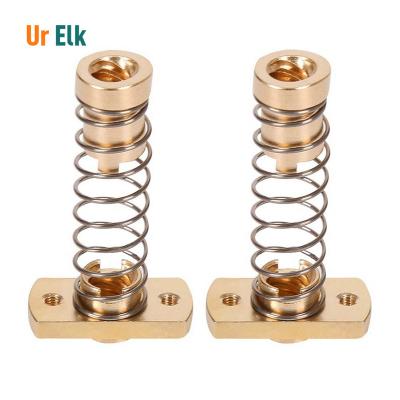 China 3d Printer CNC Ur Elks T8 Anti-kickback Anti-kickback Nut Trapezoidal Brass Lead Screws for sale