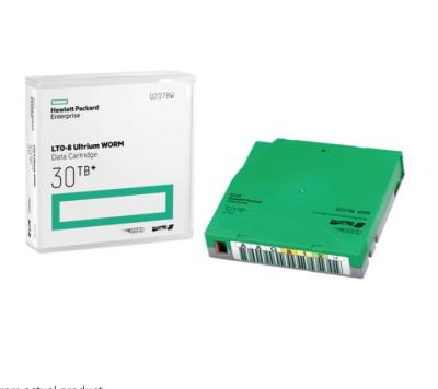 China Q2078W HPE LTO-8 Ultrium 30TB Storage Server WORM Data Cartridge for sale