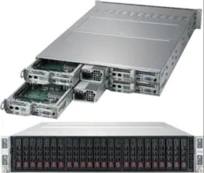 China de Opslagserver sys-2029tp-HC1R 24x Overtollig SATA 2200W van 2U Twin2 Supermicro Te koop