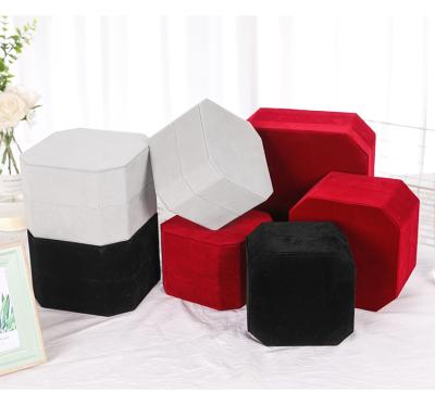 China Mather's Day Handmade Velvet Flower Cardboard Packaging Box Christmas Gift Rose Box For Flowers Custom Wedding for sale