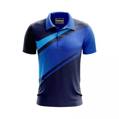 China Anti-Shrink Polyester Men Spandex Custom High Quality Mens Wholesale Women Sublimation Printed Golf Polo Shirt Cool Dry for sale