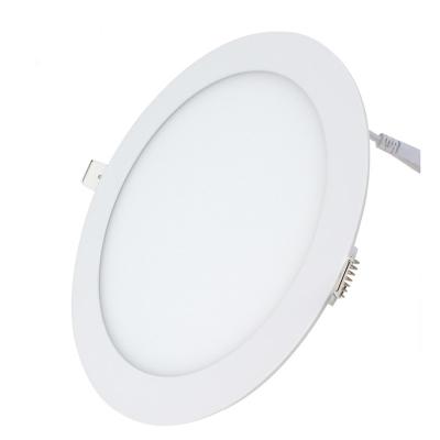 China Factory price 2 years 85-265V Ceiling Recessed Round Ultra Silm 3w 4w 6w 9w 12w 15w 18w 24w Led Panel Light With Isolate for sale