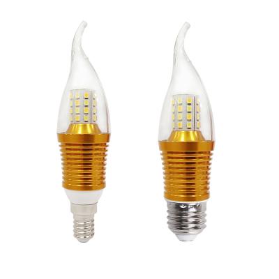 China E14 E27 Warm White Led Candle bulb light  in chandelier light with High Lumen 5w 7w 9w 12w Candelabra Led Bulb for sale