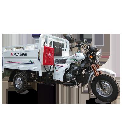 China Heavy Duty Cargo Rear Axle Hydraulic System Adjustment Gasoline Engine 500 Kg 3 Wheel Cargo Tricycle for sale