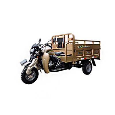 China Cargo Peddle Motorcycle Fender Gasoline Delivery Van Front Motorized Passenger Cargo Tricycle for sale