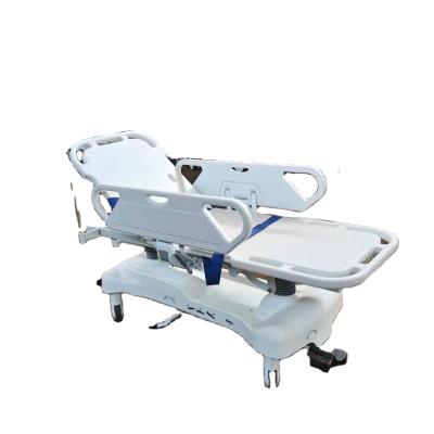 China Modern Critical Hydraulic High Strength Metal Cacolet Hospital Product HOTSALE Automatic Sliding Patient Stretcher for sale