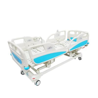 China GS-858b Luxury Electric Hospital Bed Five Function Hospital Bed Cpr Bed for sale