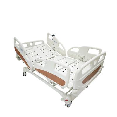 China China High Quality Medical Electric Hospital Bed 3 Functions With Drip Handle Crank Handle Hospital Bed for sale