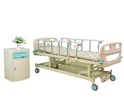 China Wholesale Factory Price 3 Function Metal Hospital Adjustable Electric Medical Patient Paramount Bed for sale