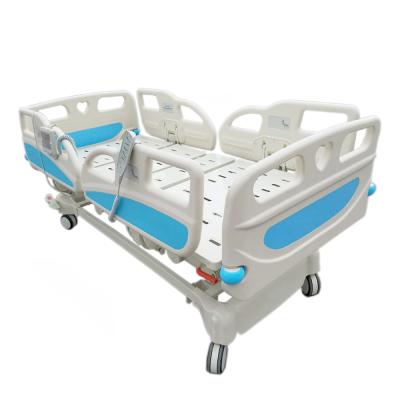 China 5 functions modern design icu large metal 5 functions electric medical hospital bed for sale