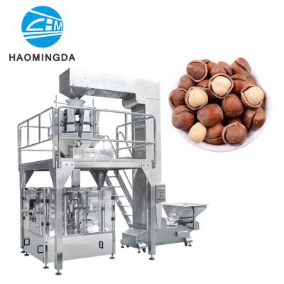 China High Accuracy Roasted Food Seeds And Nuts Mix Fruit Pineapple Rotary Packaging Machine With Premade Bag for sale