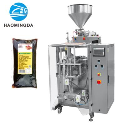 China High Precision 25-500ml Food Masala Sauce Plastic Bag Packing Machine Price for sale