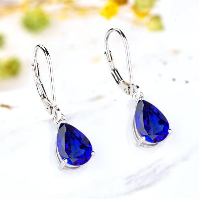 China Anti Tarnish Factory Price Women Earring Zircon Stones Drop Earring For Women Girlfriend Gift Jewelry for sale