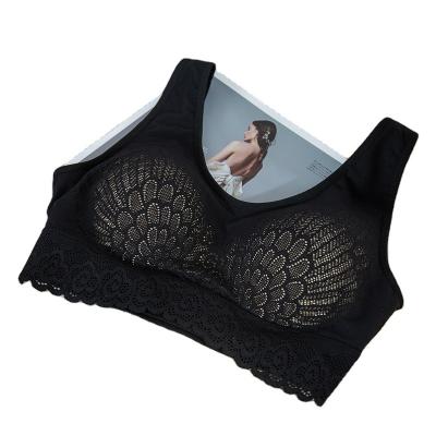 China High Quality Breathable Nursing Seamless Wireless Bra One Piece Sleep Bra For Women Comfortable Sports Invest Lace Bra For Yoga&Gym for sale